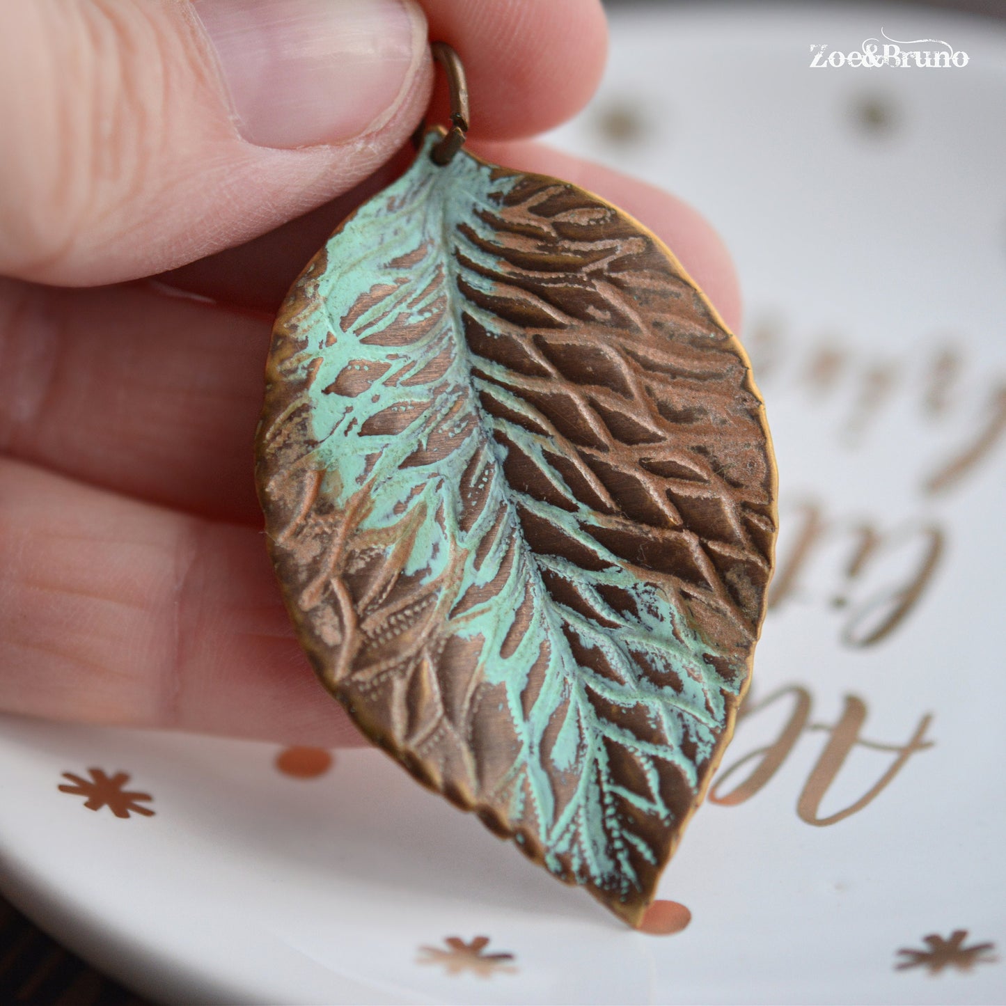 1 Vintaj Brass, Natural Brass, Nickel Free, Lead Free, Verdigris Finish, Hibiscus Leaf Pendant 55x34mm