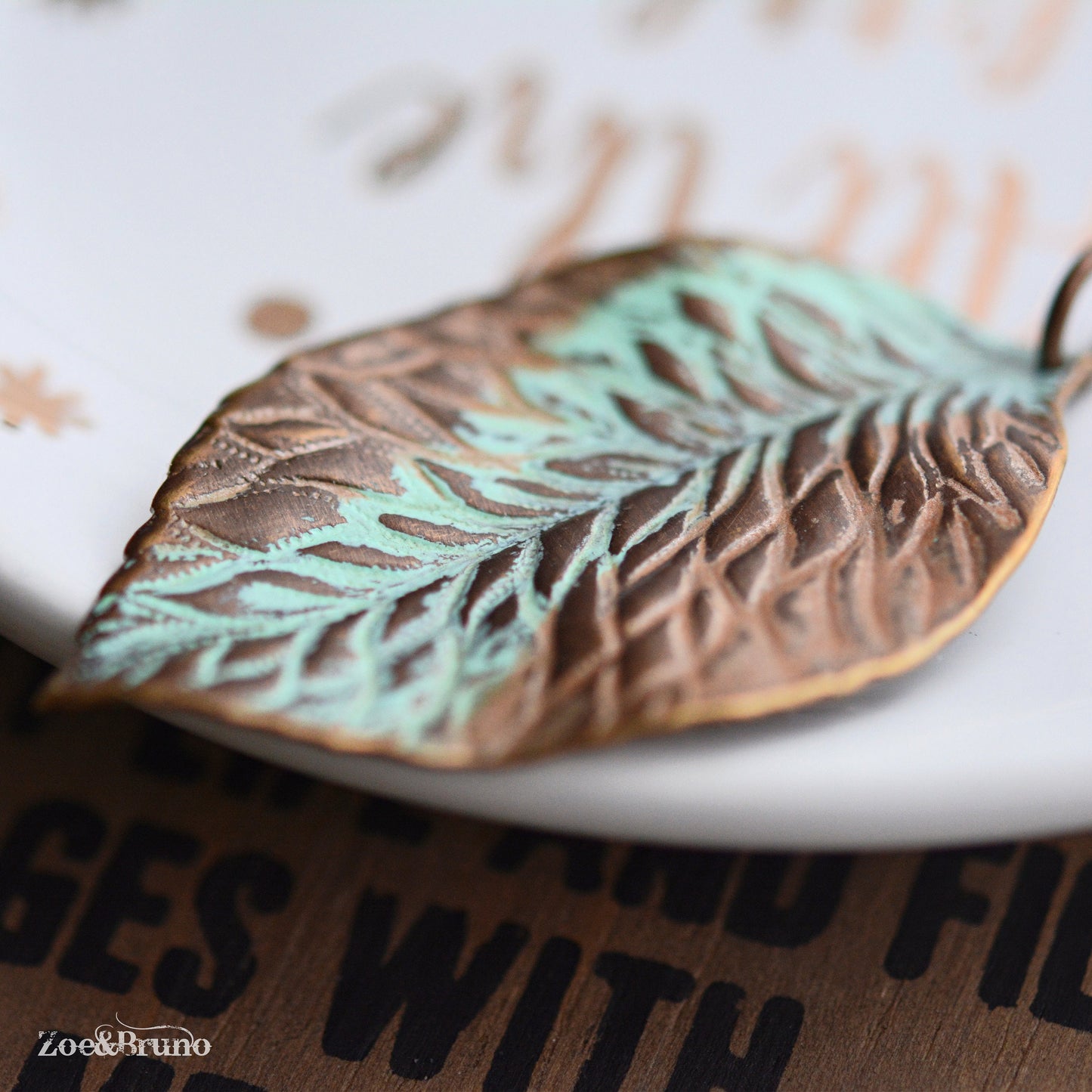 1 Vintaj Brass, Natural Brass, Nickel Free, Lead Free, Verdigris Finish, Hibiscus Leaf Pendant 55x34mm