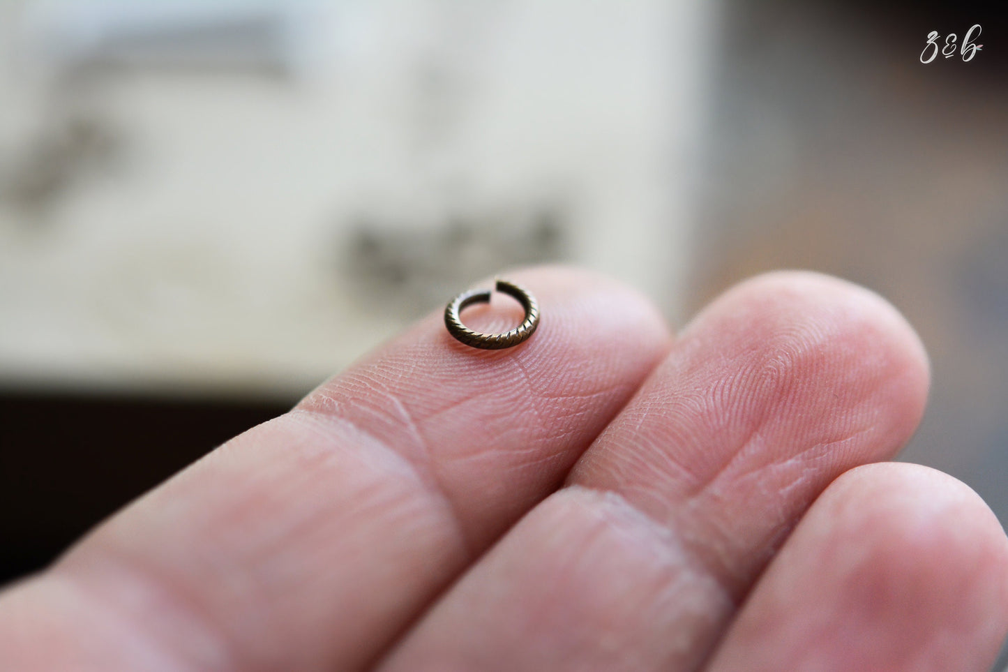 20 Vintaj Brass, Nickel Free, Lead Free, 6mm Rib Cable 18ga Jump Rings