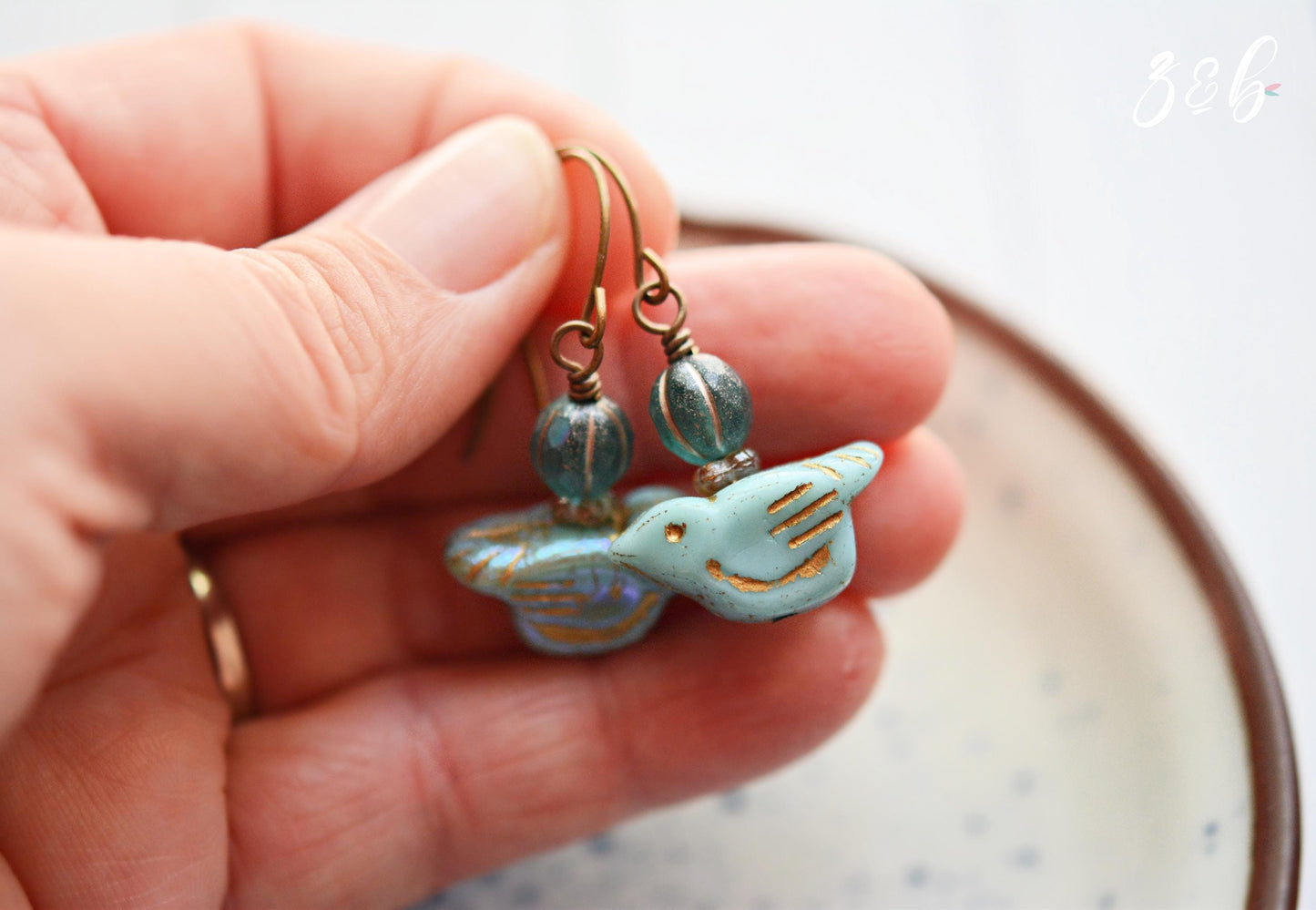 You And I Handmade Earrings - Nickel Free, Lead Free, Czech Glass Beads