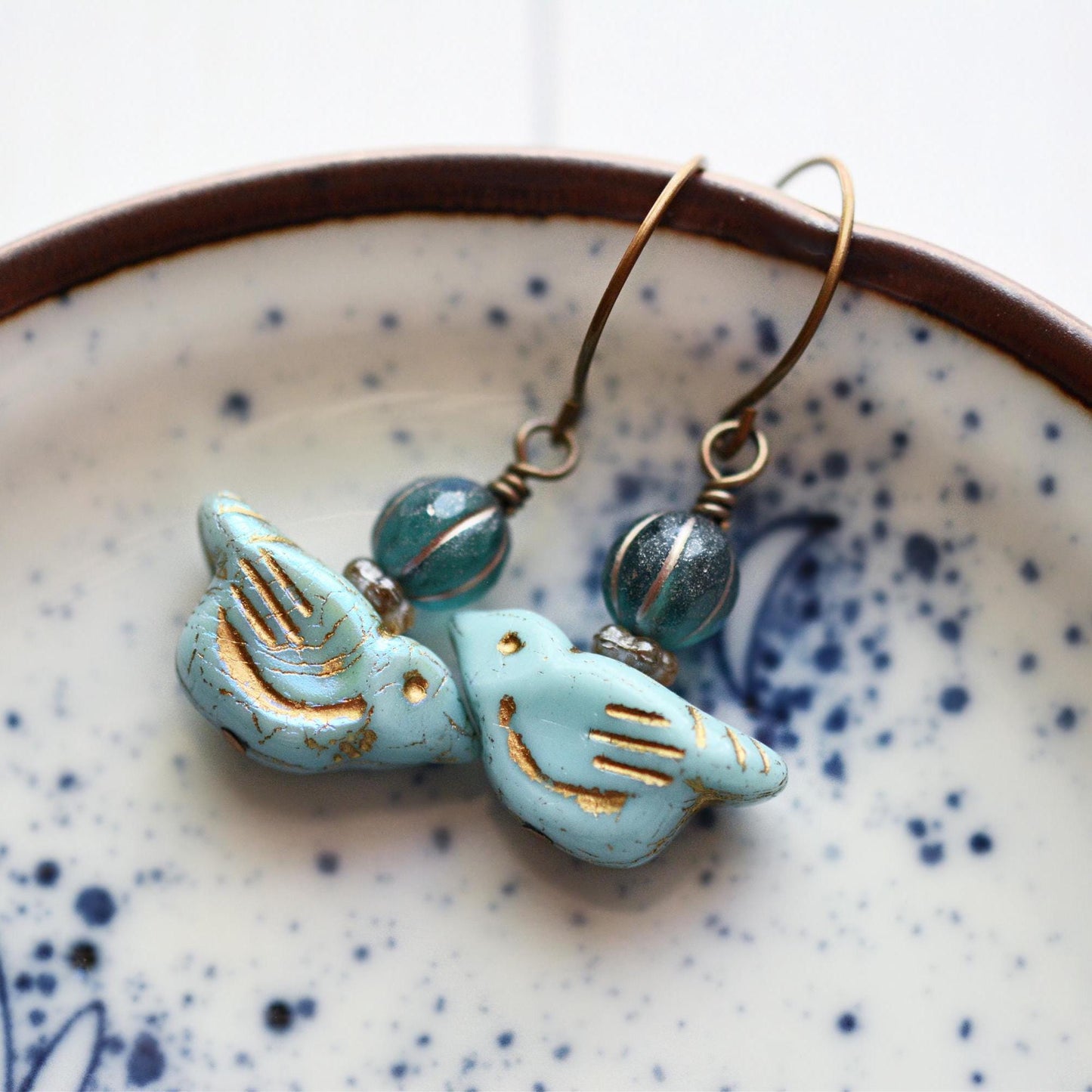 You And I Handmade Earrings - Nickel Free, Lead Free, Czech Glass Beads