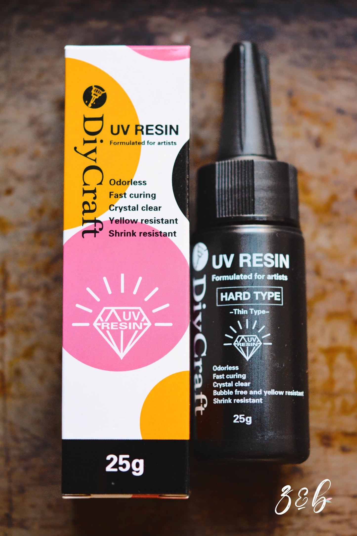 1 UV Resin, Cures Quickly, Bubble-Free, Odorless Formula, Shrink Resistant, Professional Finish - 25 Grams