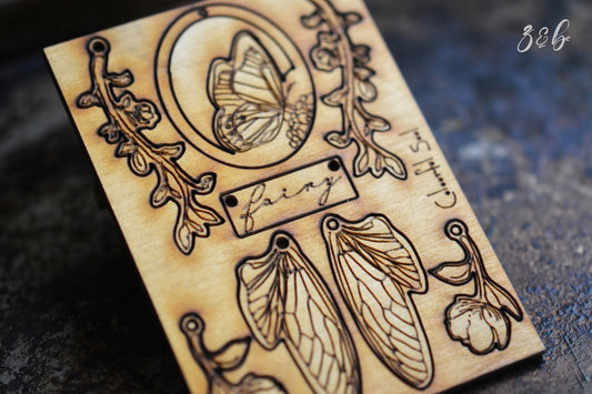 1 Make Your Own Jewellery, Vintaj, Colourful Soul, Fairy Wings, Jewelry Pop Out Charms Or Pendants