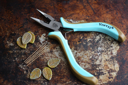 Vintaj 5 Inch Ergo Chain Nose Jewellery Plier With Cutter